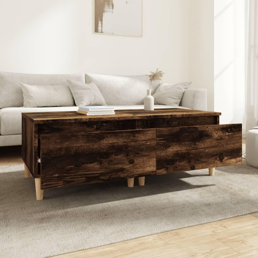 VidaXL Table d'appoint bois d'ingénierie  