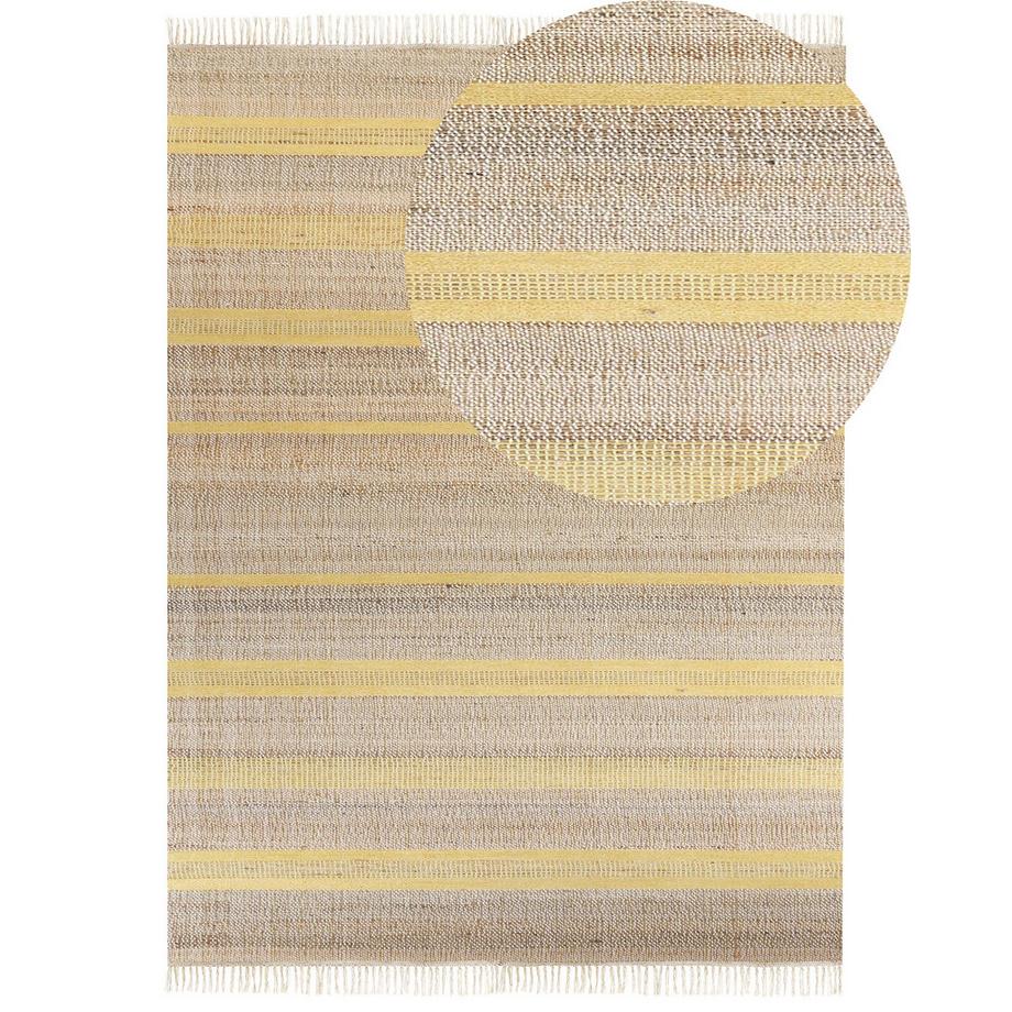 Beliani Teppich aus Jute  TALPUR  