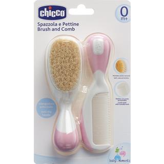 Chicco  chicco Kamm und Bürste Naturborsten pink 0m+ (1 Stk) 