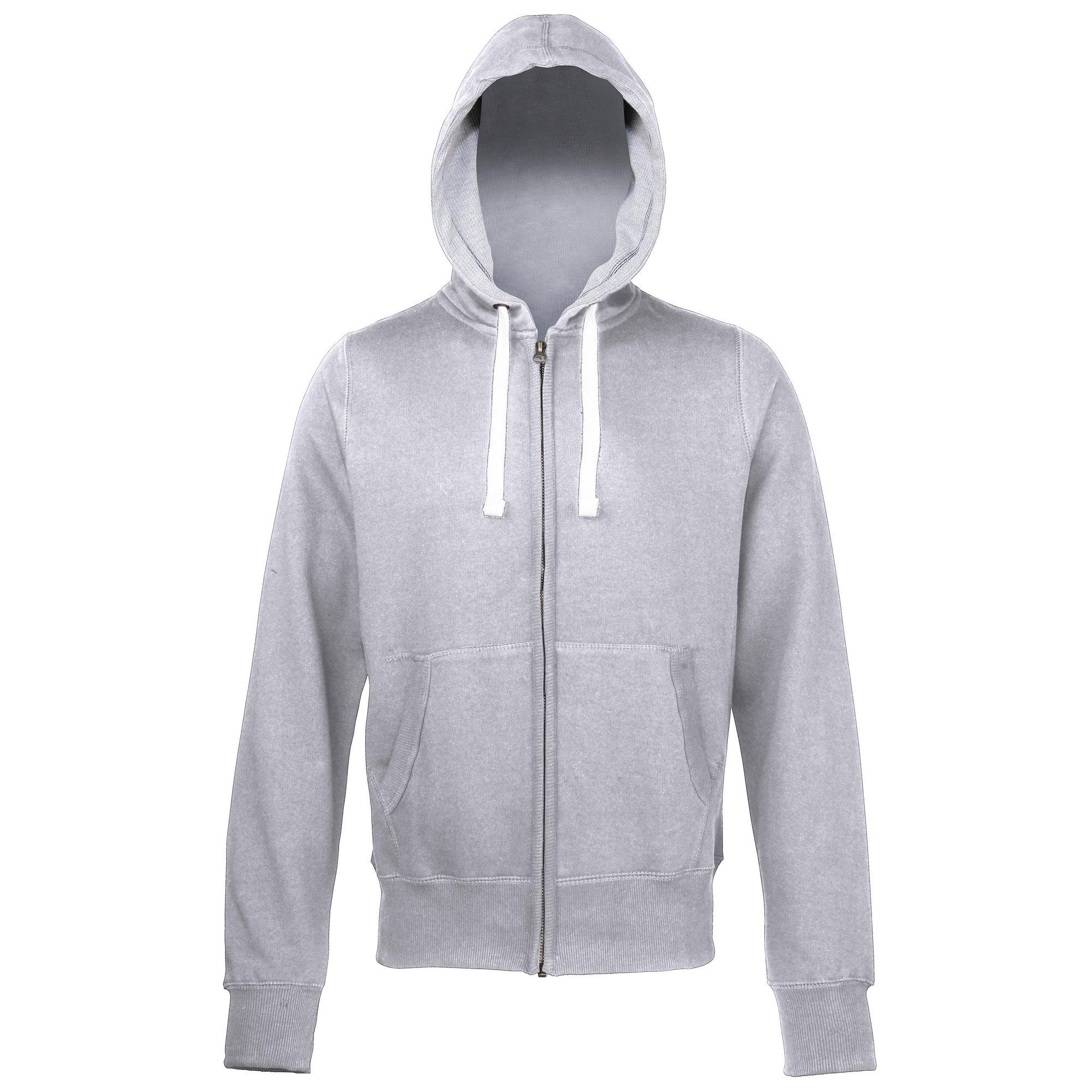 Image of Kapuzenjacke Kapuzenpullover Mit Reißverschluss Damen Grau XXL
