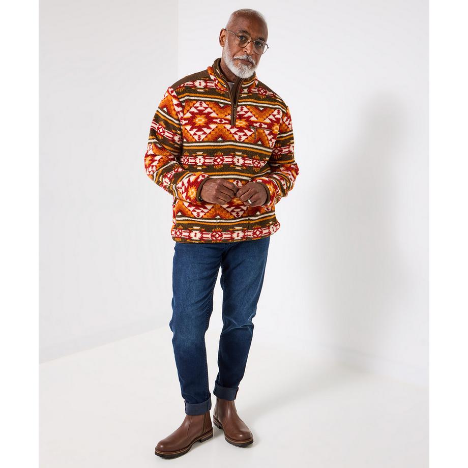 Joe Browns Top in pile Collo a imbuto  