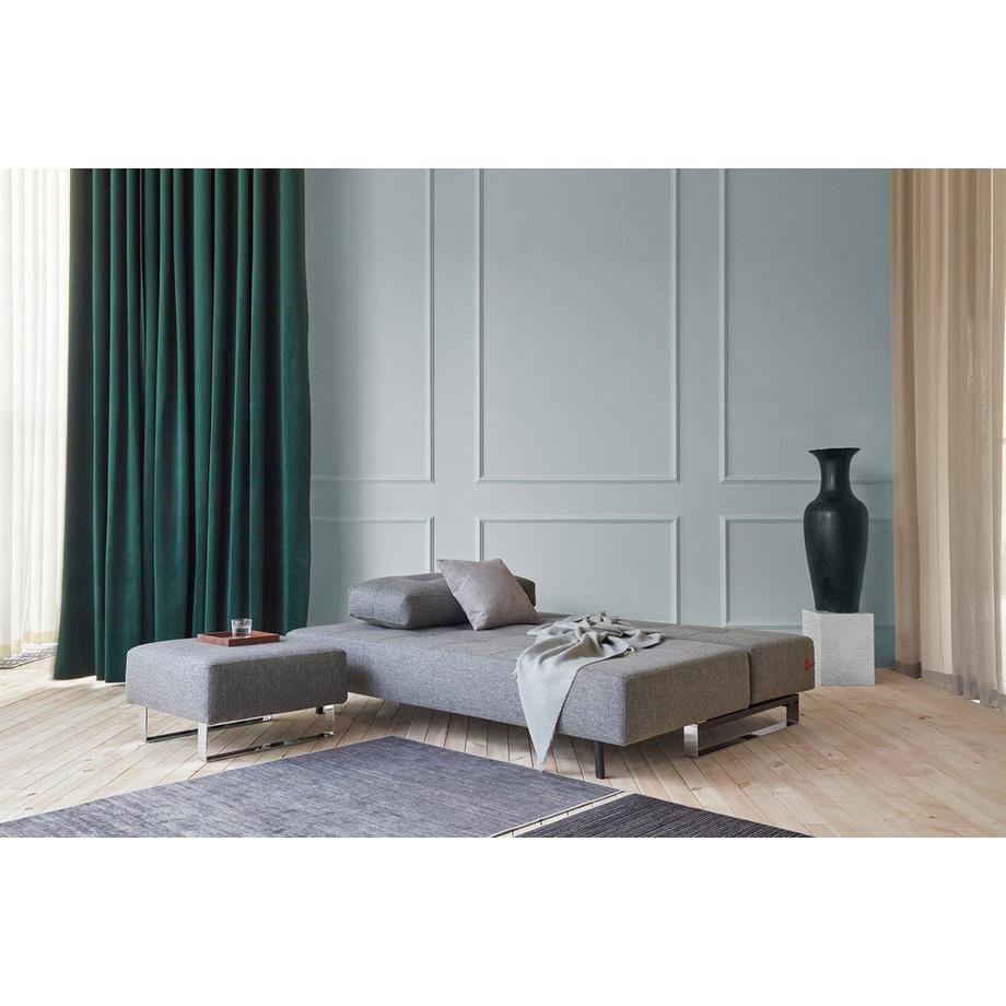 Innovation Living Ottoman Supremax/Cassius D.E.L. - Twist Charcoal  