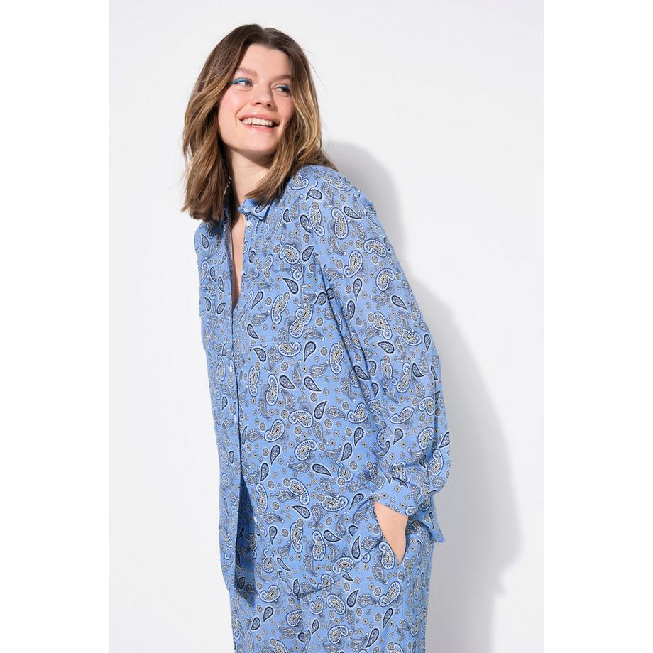 Studio Untold Camicia Taglio Squadrato Stampa Paisley  