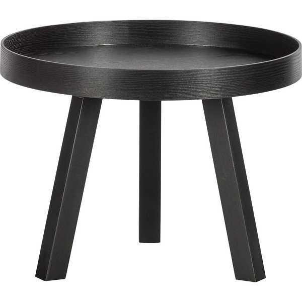 mutoni Table d'appoint Beira noir 60x60  