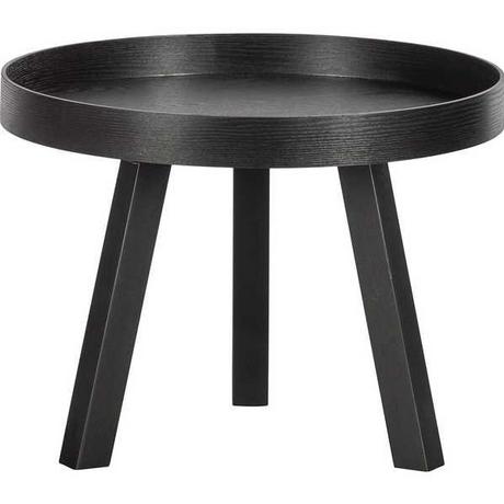 mutoni Table d'appoint Beira noir 60x60  