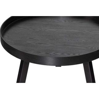 mutoni Table d'appoint Beira noir 60x60  