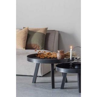 mutoni Table d'appoint Beira noir 60x60  