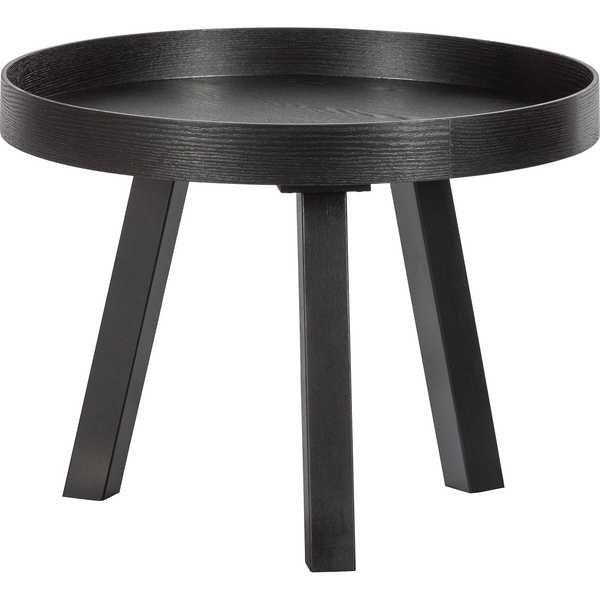 mutoni Table d'appoint Beira noir 60x60  