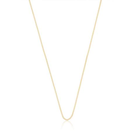 MUAU Schmuck  Collier Rundanker Gelbgold 750, 1.3mm, 42cm 