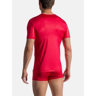 Olaf benz  T-Shirt mit kurzen Ärmeln und V-Ausschnitt RED 1763 