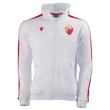 felpa con cappuccio e zip red tar belgrade 2022/23