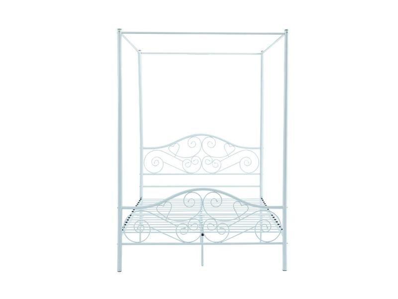 Vente-unique Metallbett Himmelbett LEYNA  