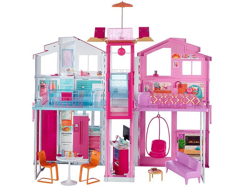 Barbie  Puppenhaus 3-Etagen Stadthaus 