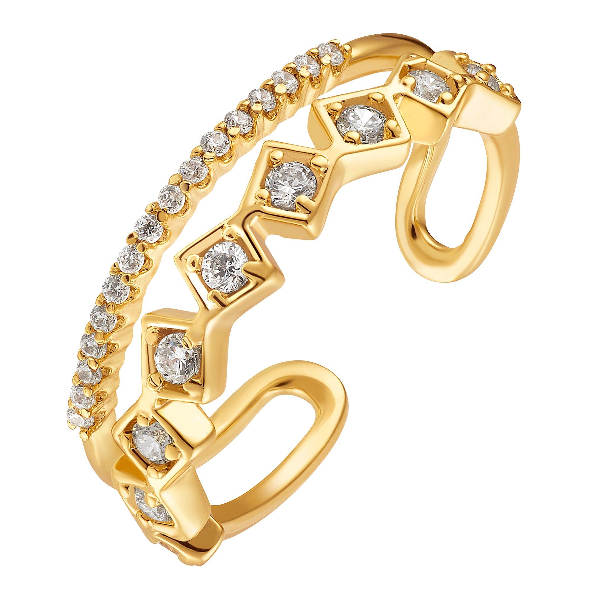 Image of Lina Silberfarben Poliert Damen Gold 50