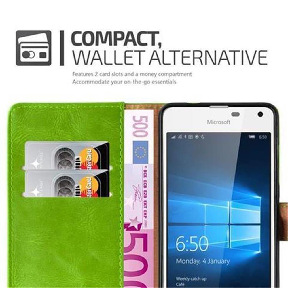 Cadorabo  Hülle für Nokia Lumia 650 Magnetverschluss, Kartenfach 