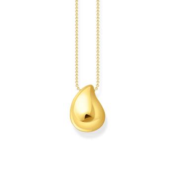 Halskette Organic Drop-Shaped Gold