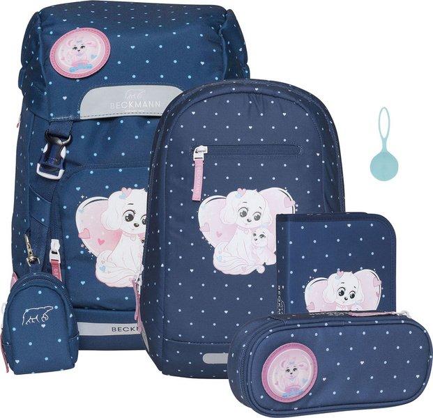 Image of Schulrucksack Classic 6-teiliges Set Mädchen Blau ONE SIZE