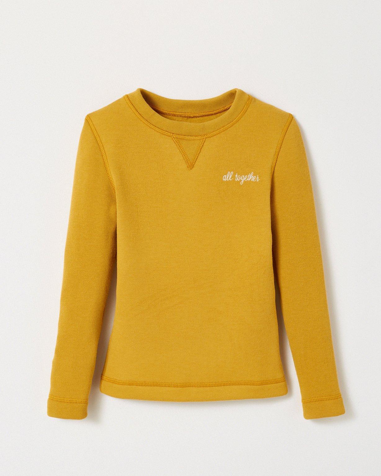 Image of Sweatshirt Aus Angerautem Thermolactyl-molton Sensitive, Wärmegrad Intense 5. Jungen Braun 104