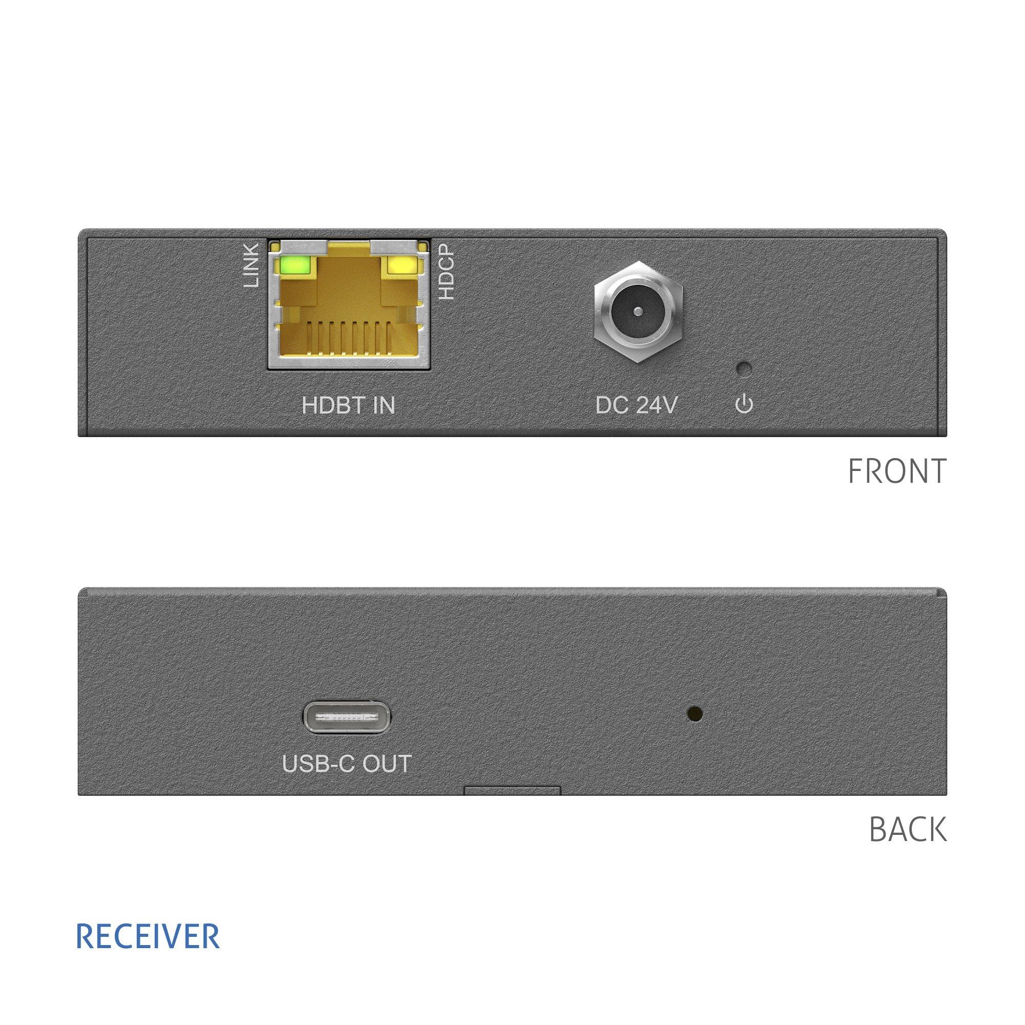 PureTools  PureTools PT-HDBT-1020C-RX extension audio/video Récepteur AV 