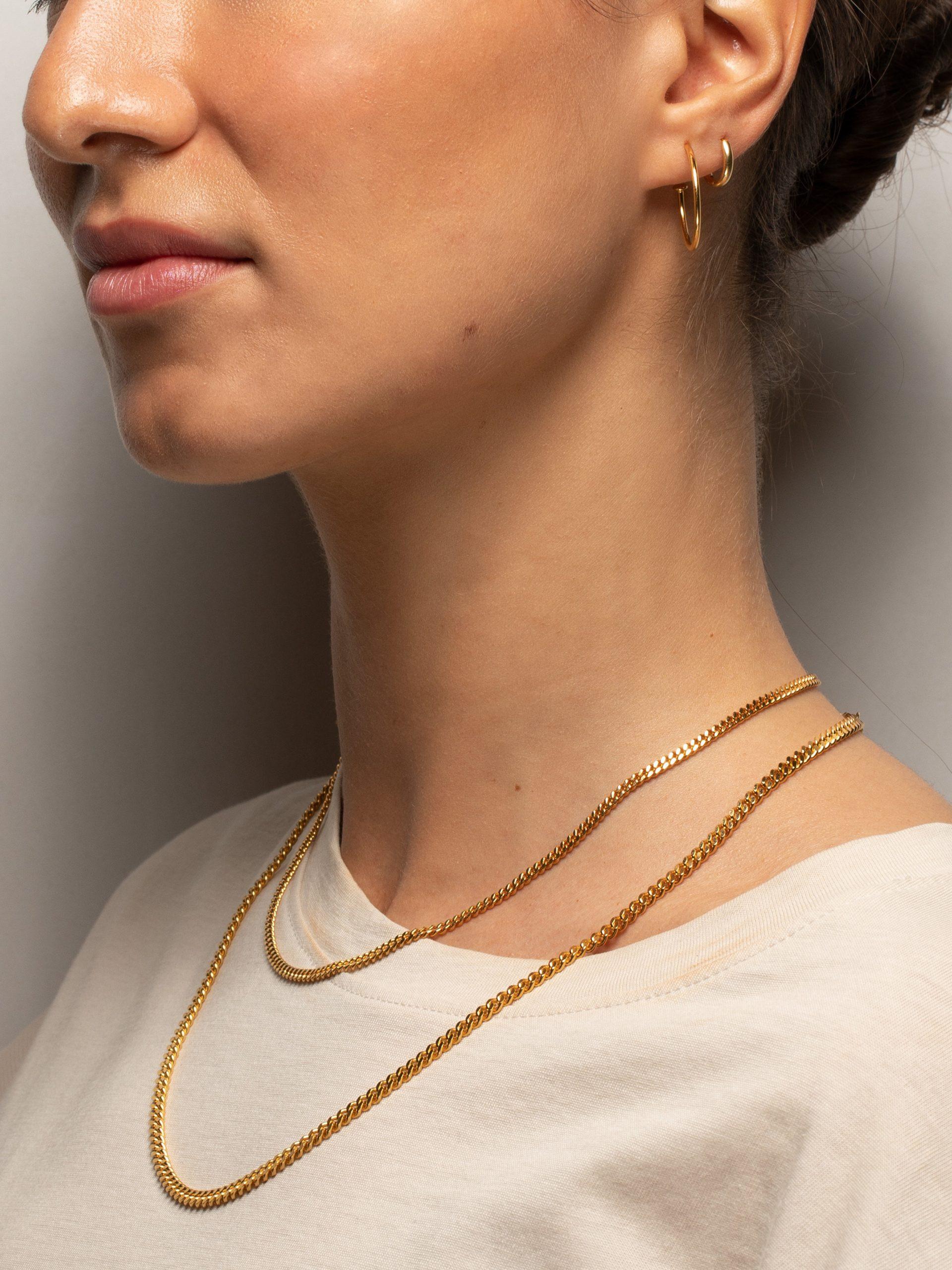 PHANTASYA  Einzel-Creole geschlossen 1641 Vergoldet 