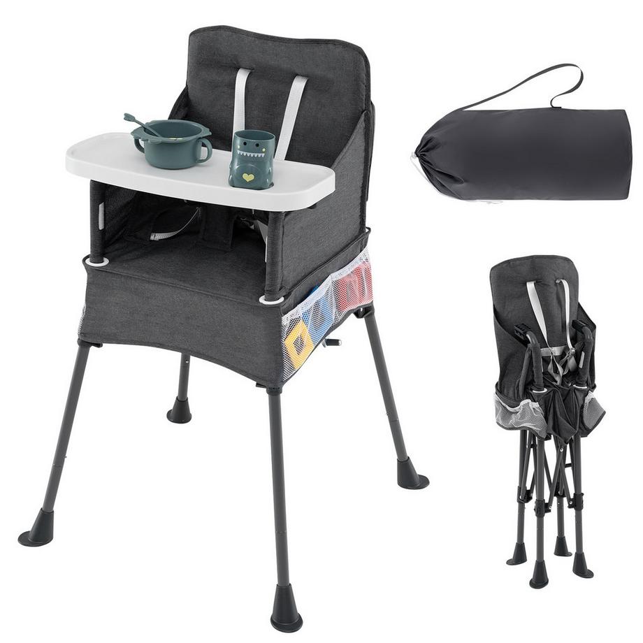 Klappbarer Babyhochstuhl, verstellbar