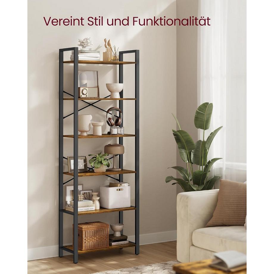 Songmics Bibliothèque style industriel  