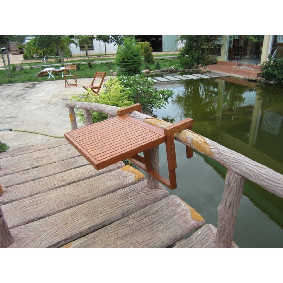 mutoni Set da balcone Berkeleyptus naturale (3 pezzi)  