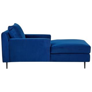 Beliani Chaise longue en Velours Moderne GUERET  