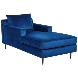 Beliani Chaise longue en Velours Moderne GUERET  