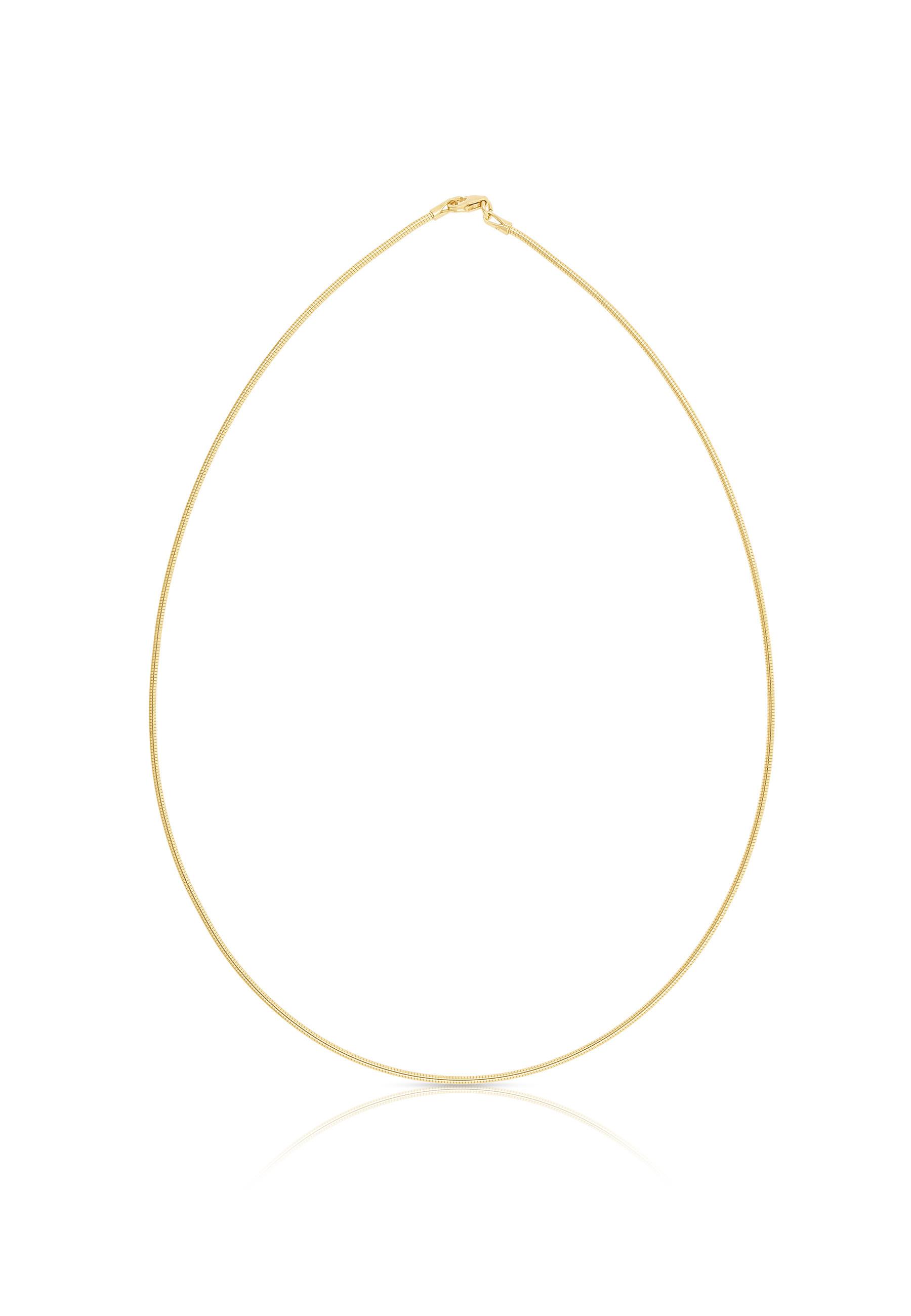 Image of Collier Tonda Gelbgold 750, 1.4mm, 45cm Damen Gelbgold 45cm
