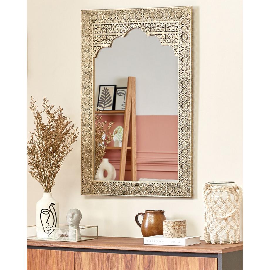 Beliani Wandspiegel aus Eisen Klassisch PALI  