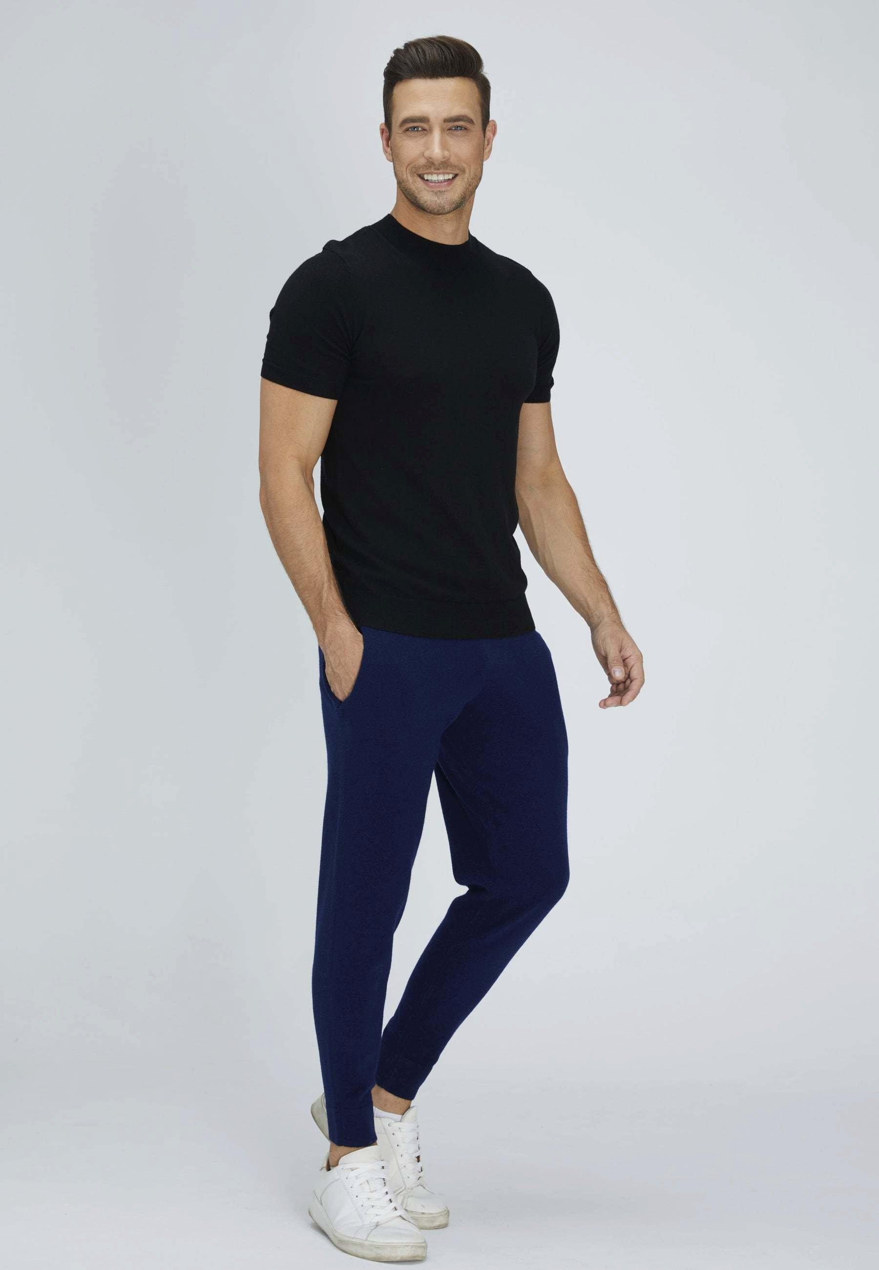 Image of Jogginghose Aus Merino-baumwolle Damen Blau L