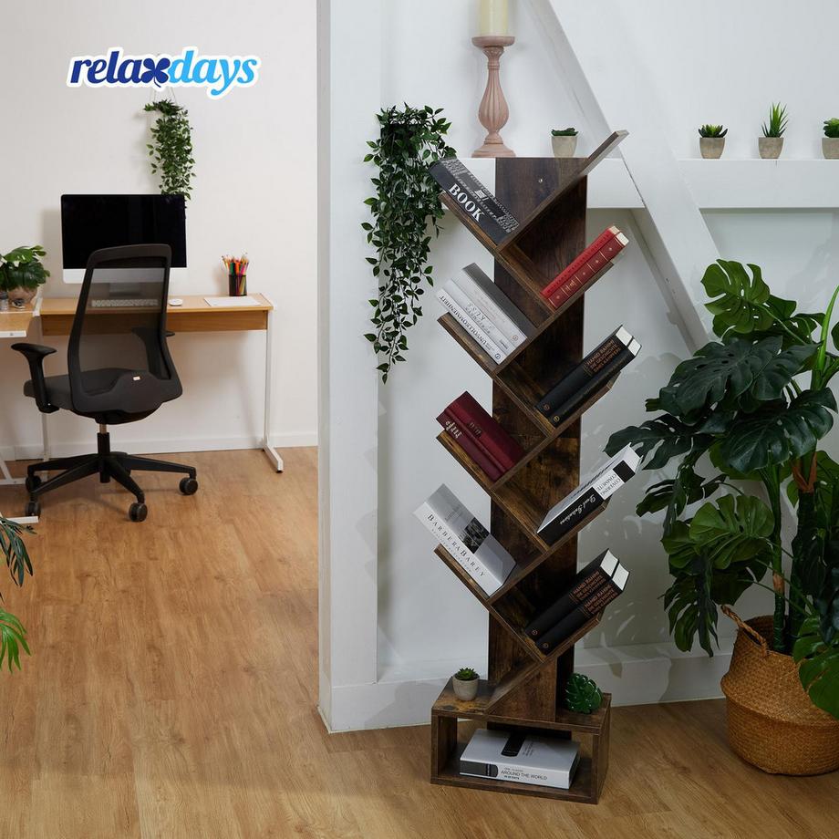 Northix Bibliothèque en forme d'arbre  