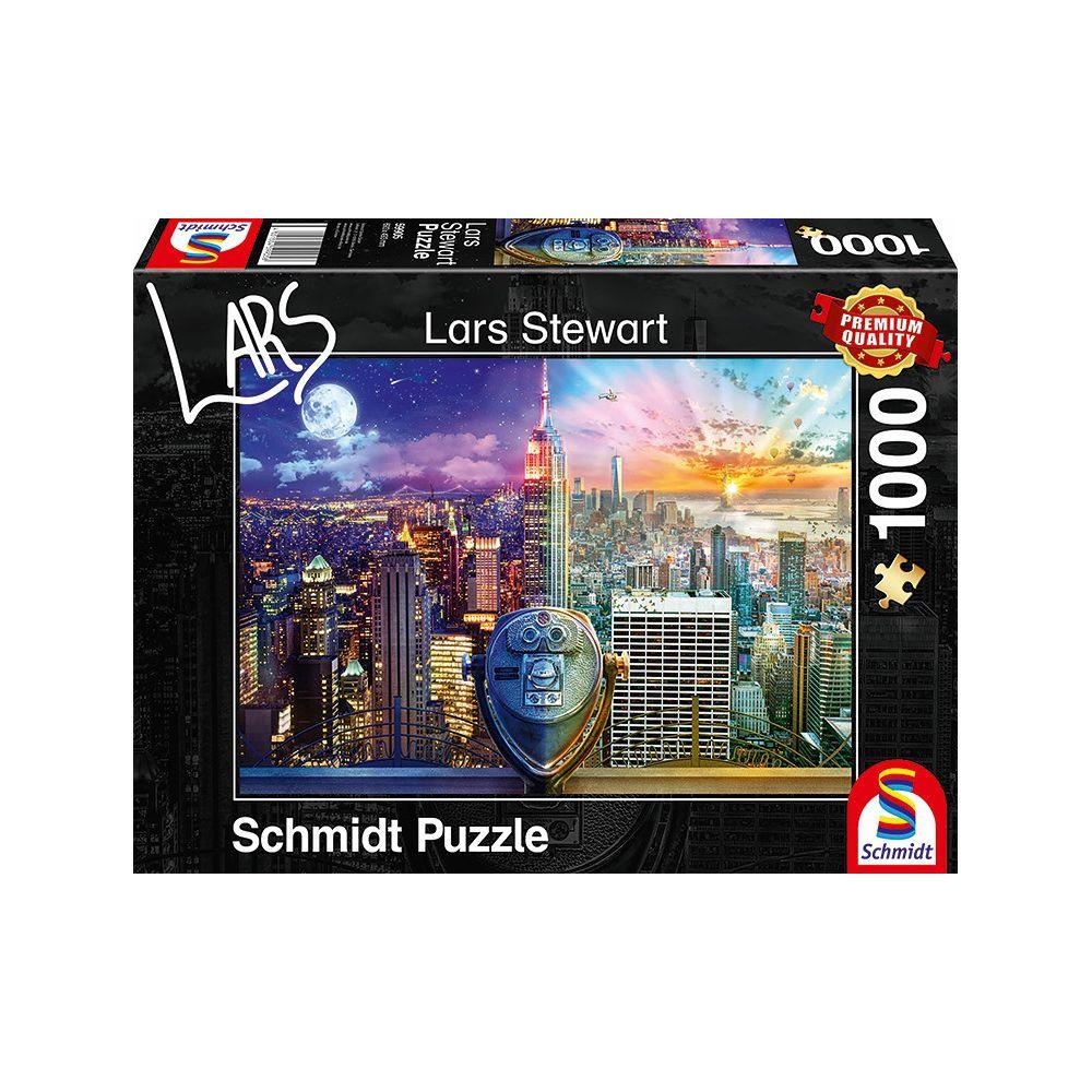 Schmidt  Puzzle New York, Night and Day (1000Teile) 