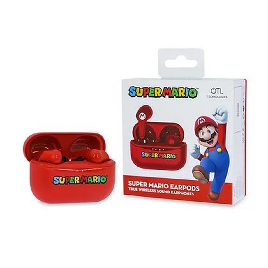 OTL  OTL Technologies Super Mario Écouteurs Sans fil Ecouteurs Appels/Musique Bluetooth Rouge 