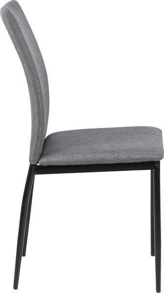 mutoni Chaise de salle à manger Slim Grey  