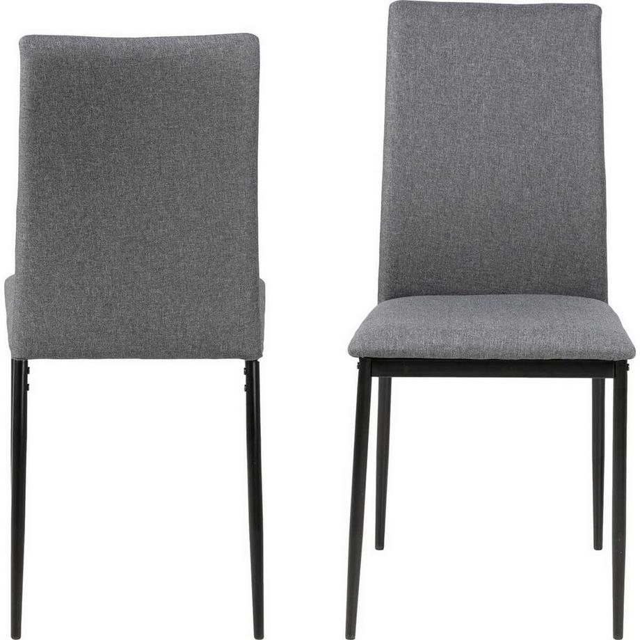 mutoni Sedia da pranzo Slim Grey  