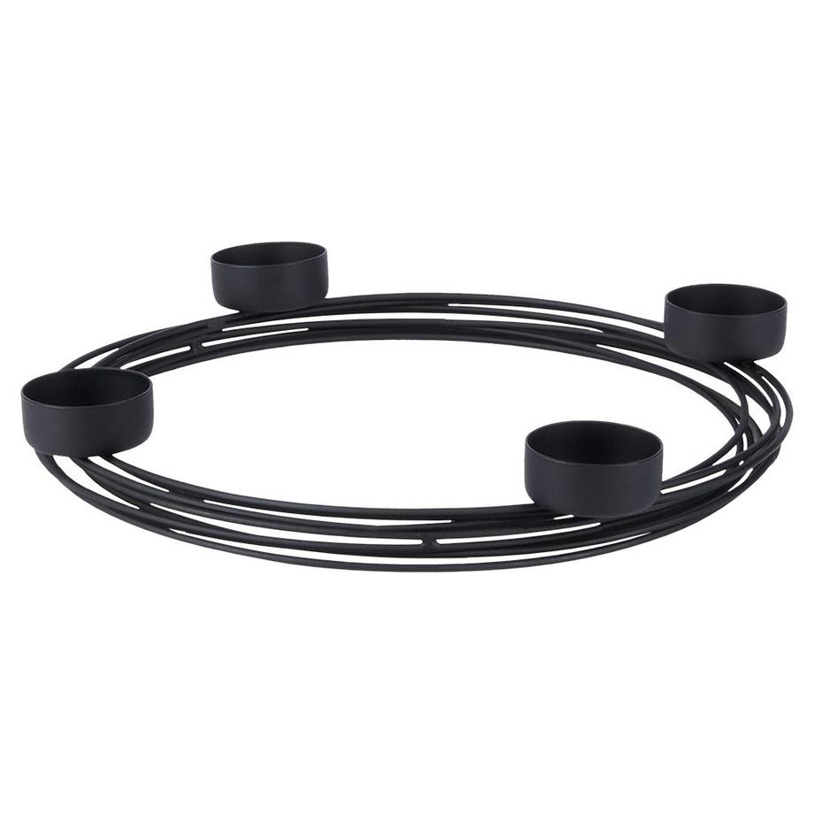 Northio  Kerzenständer aus Metall für vier Teelichter 