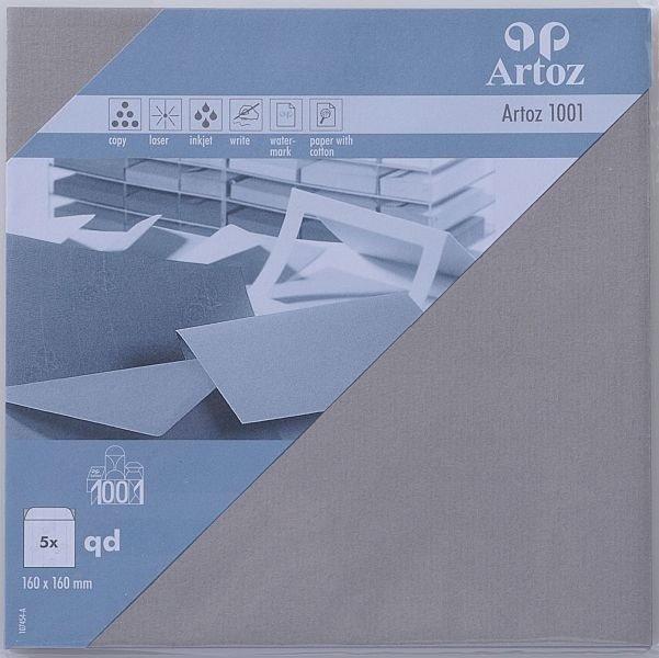 Artoz ARTOZ Couverts 1001 160x160mm 100g, graphit 5 Stück  