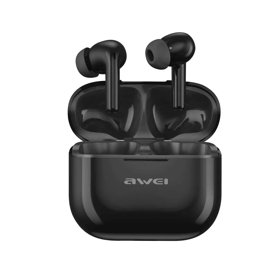 Avizar - Bluetooth 5.3 Kopfhörer Awei Schwarz, 17.5MM