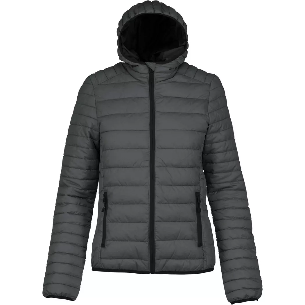 Kariban - daen-daunenjacke légère capuche, für Damen, Größe M
