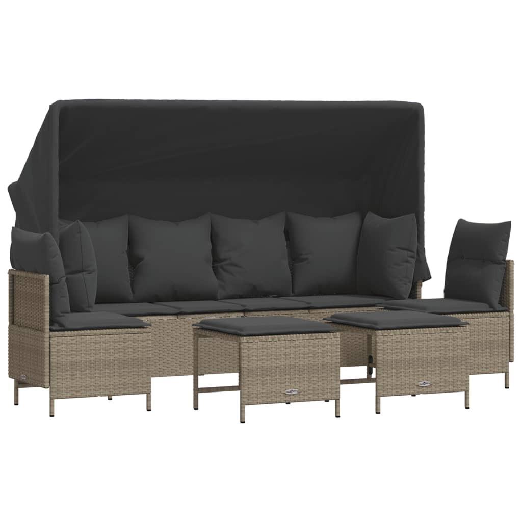 VidaXL Garten sofagarnitur poly-rattan  