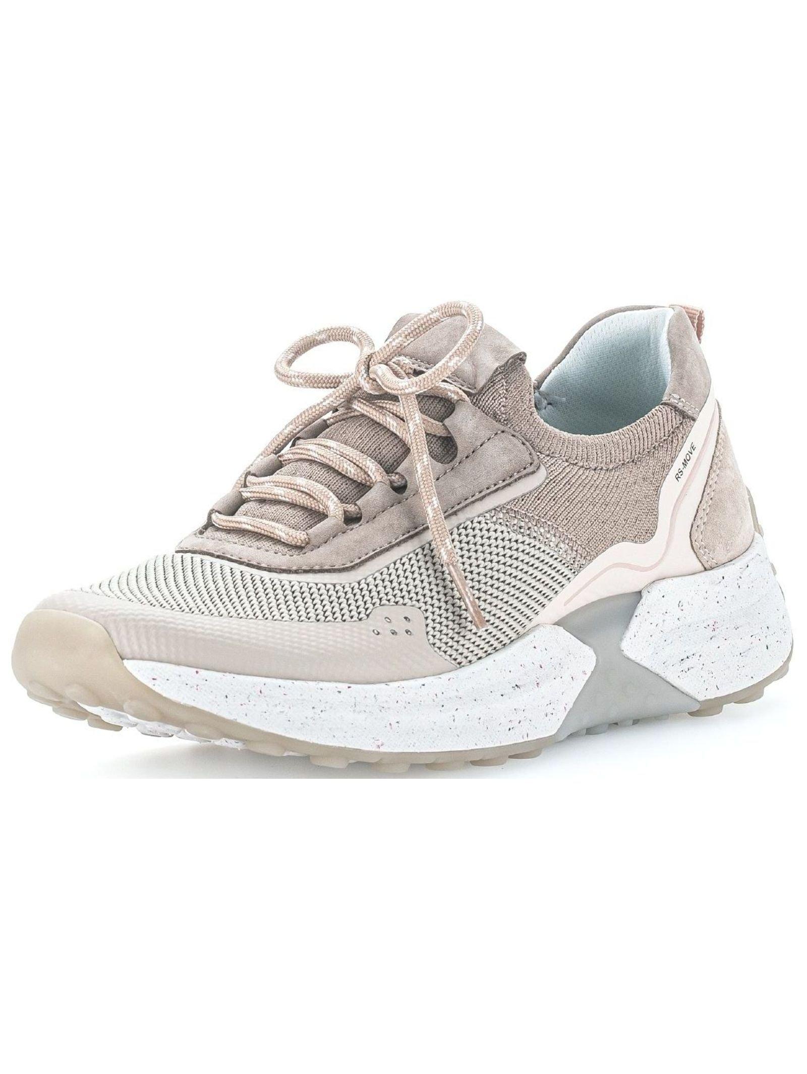 Image of - Nubuk Wandersneaker Damen Weiss 36