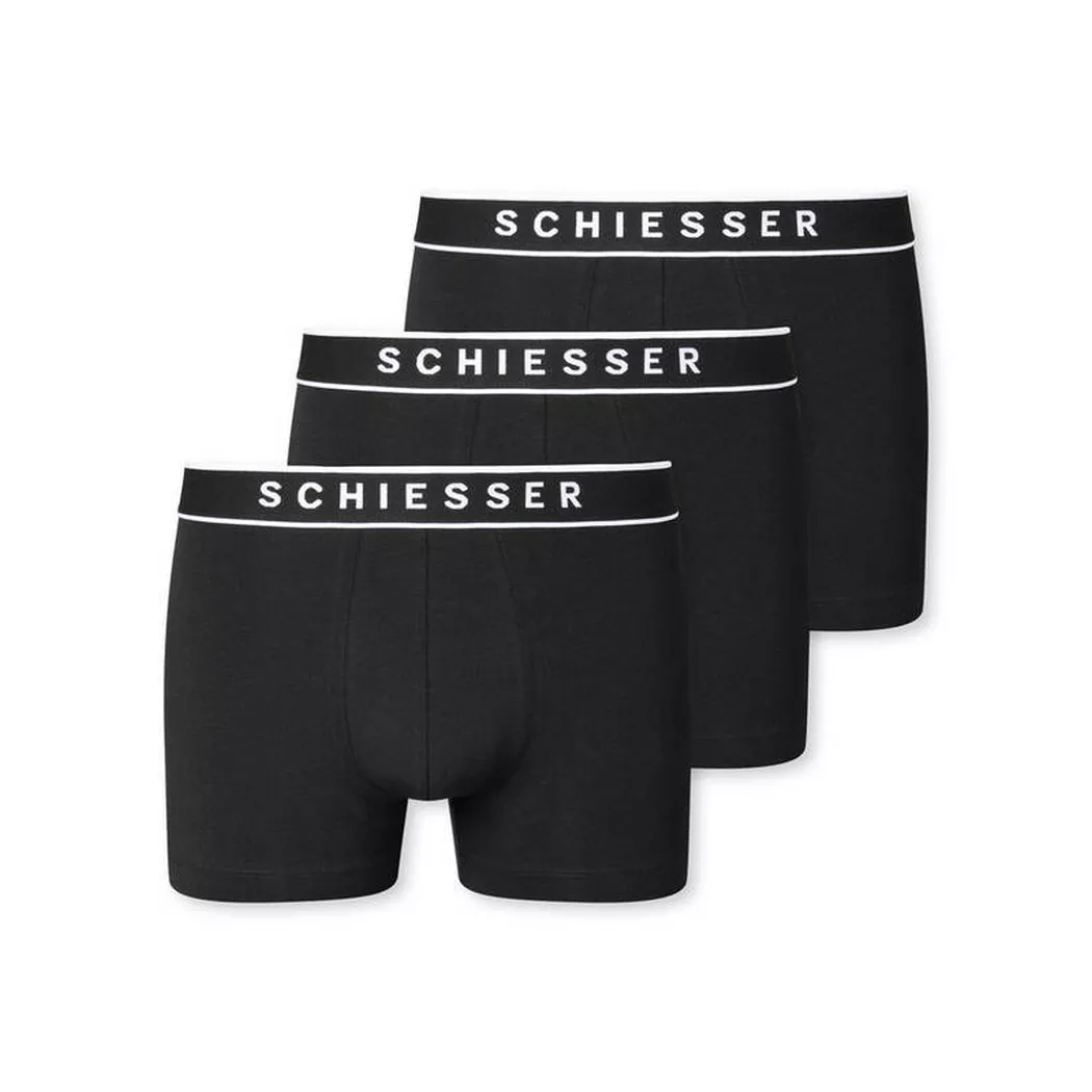 Schiesser - Organic Cotton Shorts, für Herren, Schwarz, Größe S