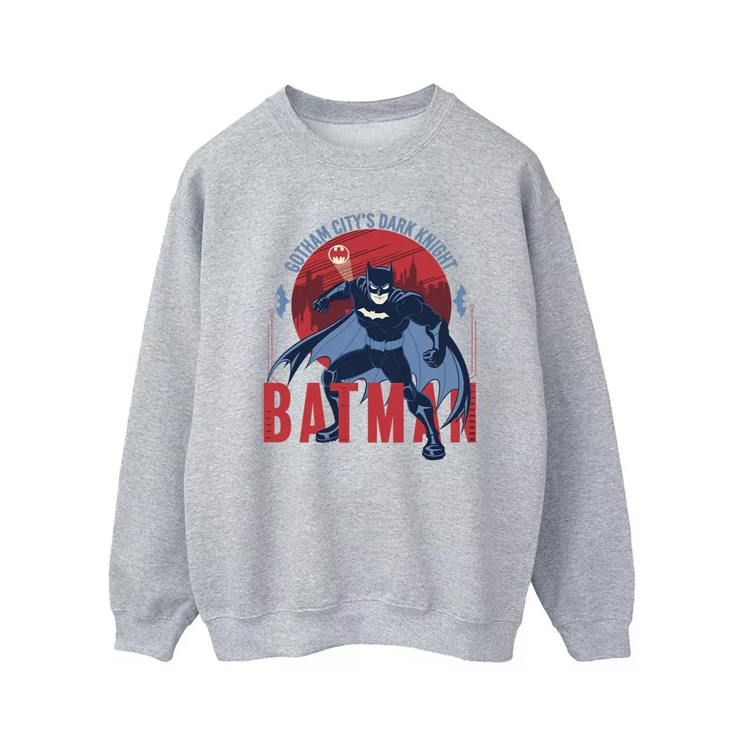 DC COMICS - Gotham City Sweatshirt, für Herren, Grau, Größe XL