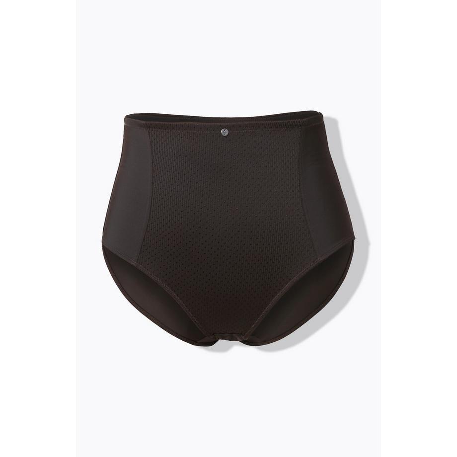 Ulla Popken Culotte gainante taille haute empiècement Jacquard  