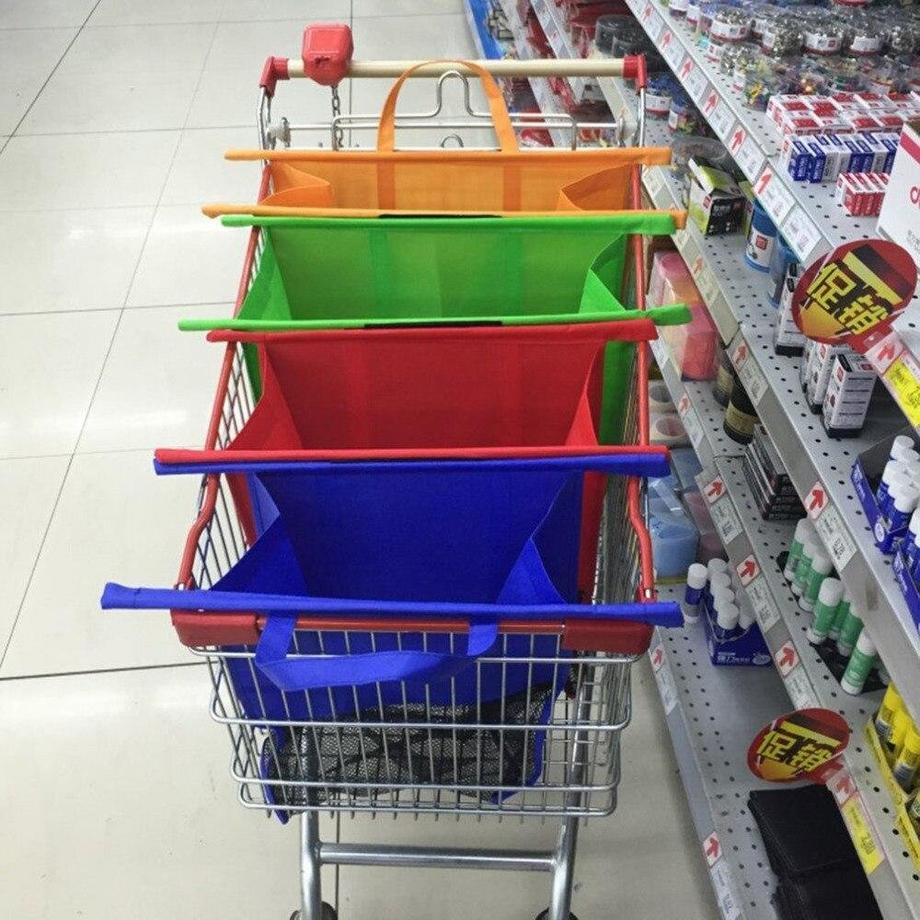 eStore  4x Einkaufswagentaschen 