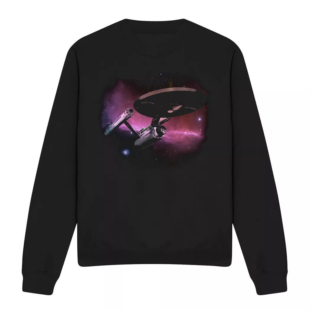 Star Trek - Prime Directive Sweatshirt, für Damen, Schwarz, Größe S