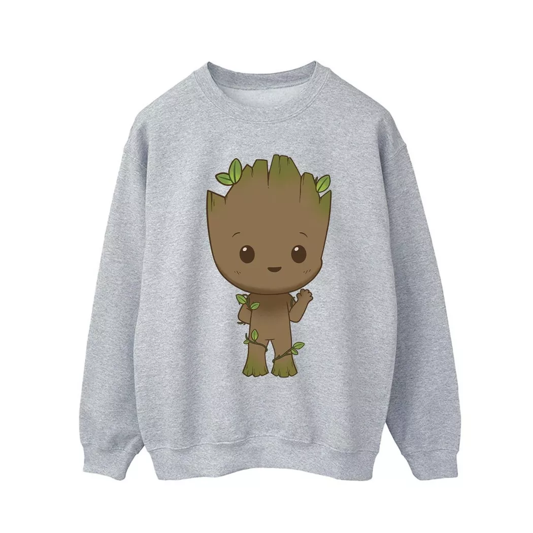 MARVEL - I Am Groot Sweatshirt, für Herren, Grau, Größe L