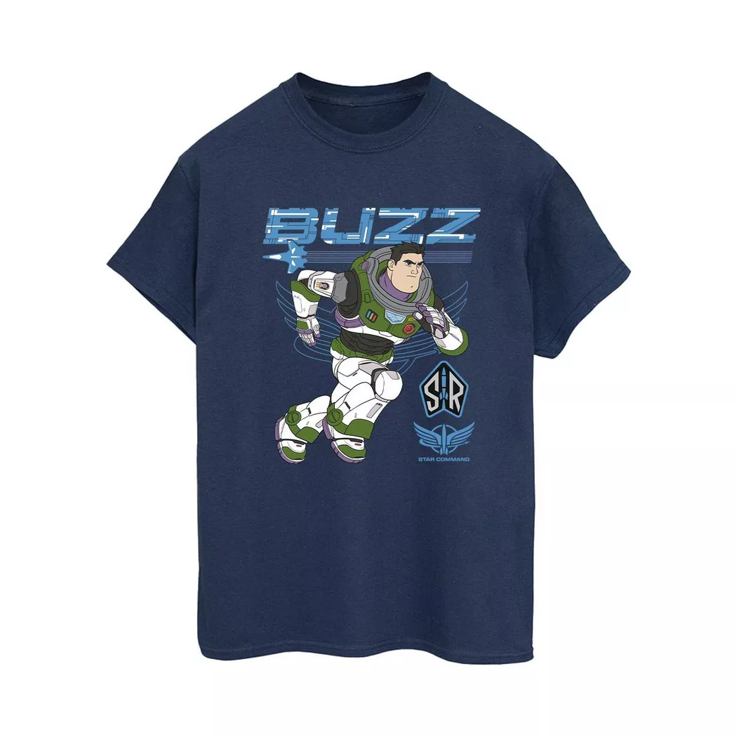 Disney - Lightyear Run To Action TShirt, für Damen, Marine, Größe S